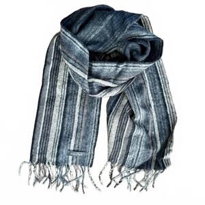 FRAAS Striped Cashmere Wool Winter Scarf